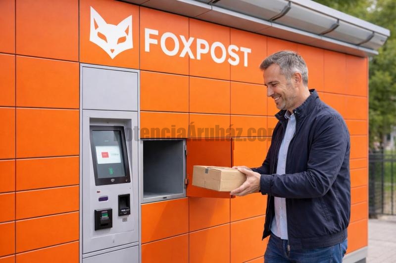 Megérkeztek a Foxpost automaták és csomagpontok a Potencia Áruházba