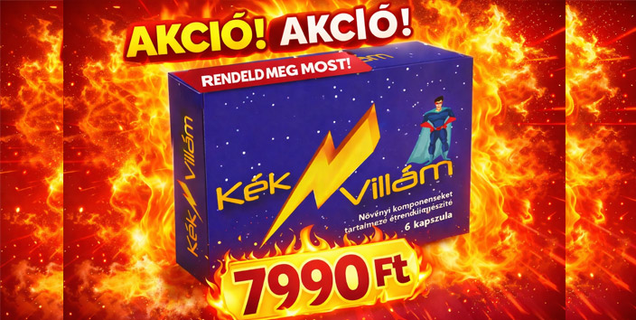 Kék villám potencianövelő akció